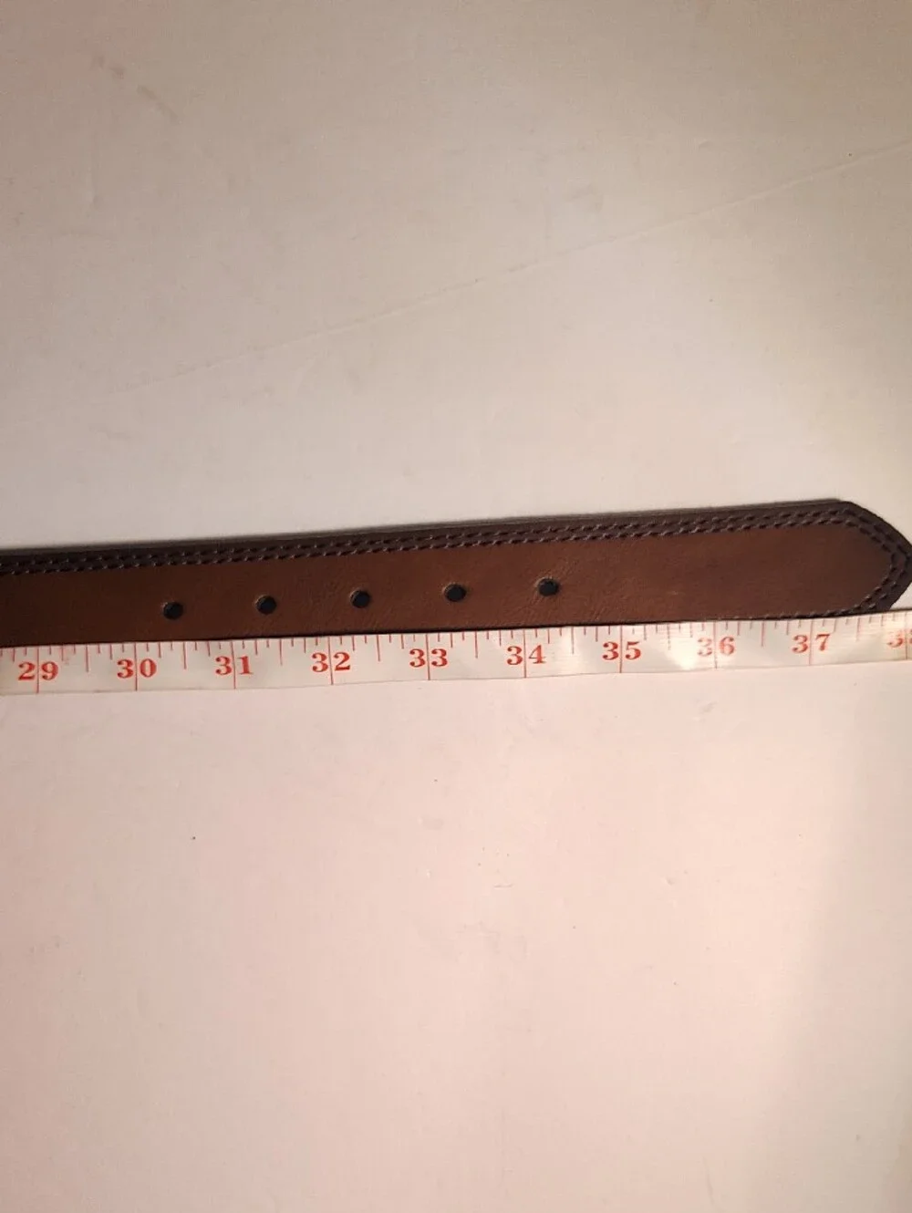 Men's Sz 34 Reversible Black Or Brown Genuine Leather Belt Gunmetal Buckle WM